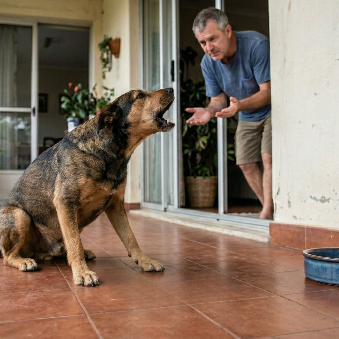 Cão nunca satisfeito