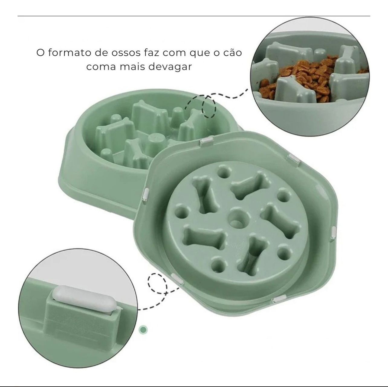 Comedouro lento design